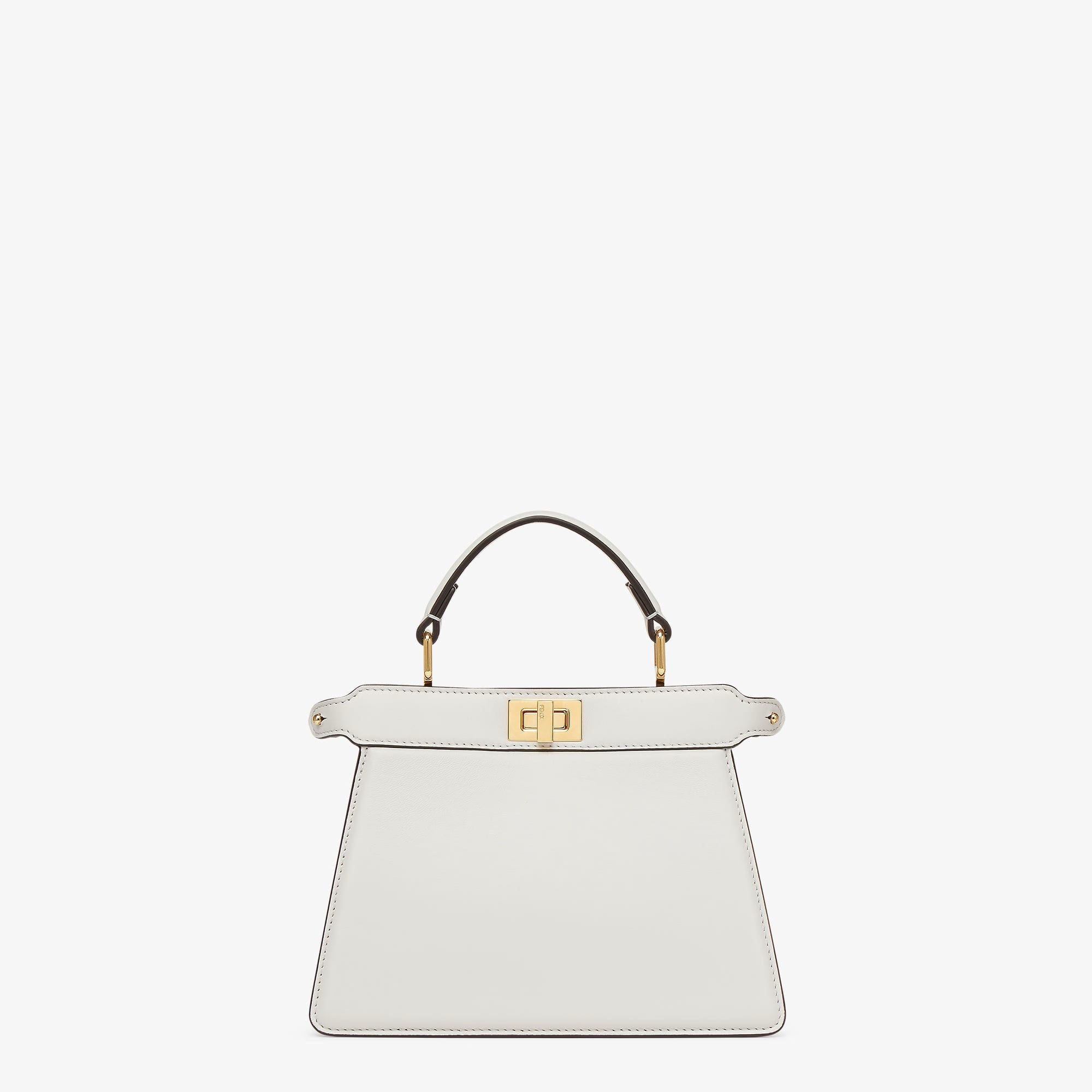 Peekaboo ISeeU Petite in White padded nappa leather bag, $4500 (approximately P256,414.50), FENDI, fendi.com